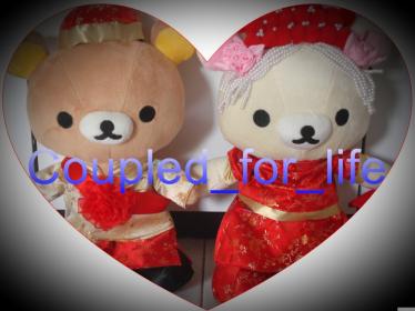 花車兔仔公仔情侶款