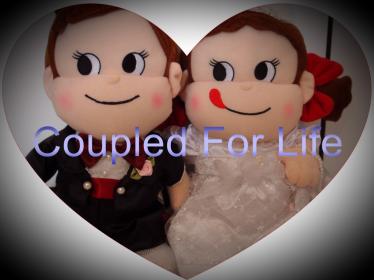 婚禮熊仔公仔粉紅色