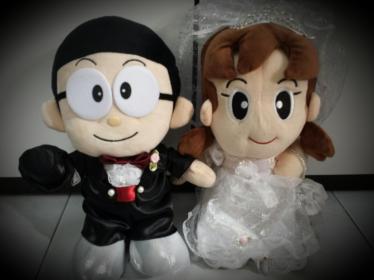 新郎新娘結婚公仔西式