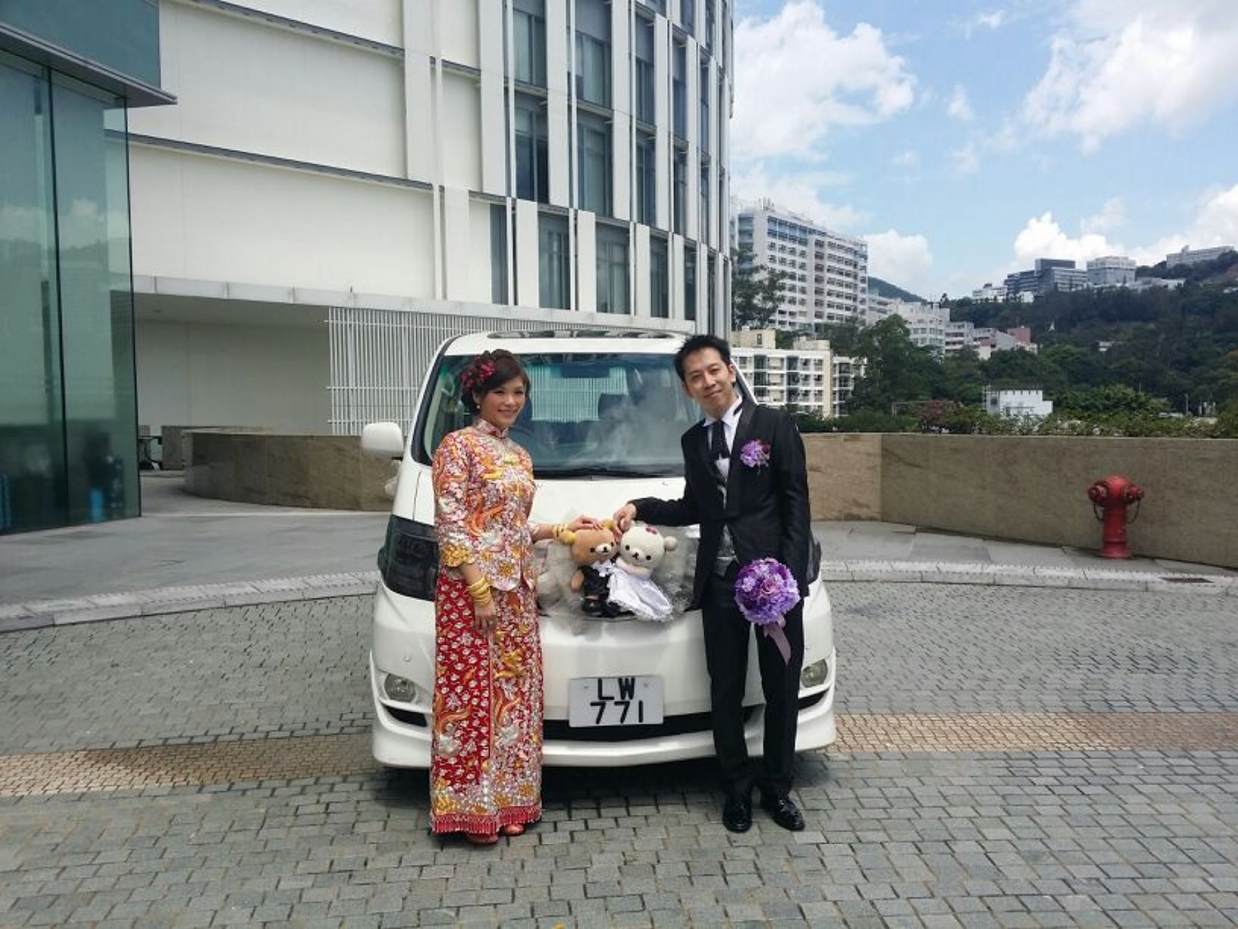婚姻登記處花車接送實照
