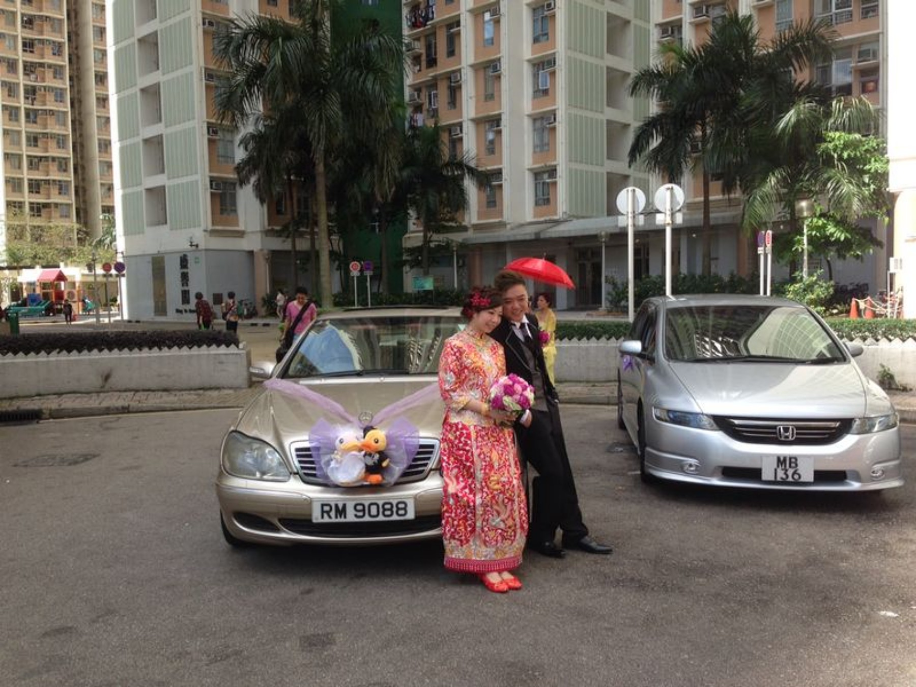 VRCOUPLE 專屬車牌結婚花車實照